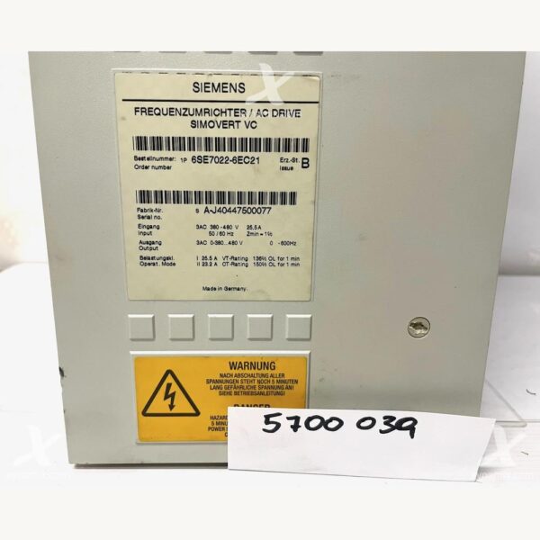 5700039 Frequenzumrichter 11kW – Bild 2