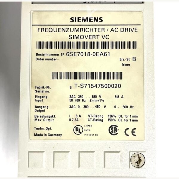 5700017 Frequenzumrichter 3kW – Bild 3
