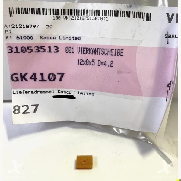 31053513 Vierkantscheibe