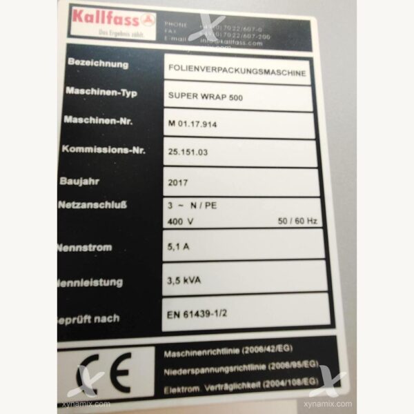 SUPERWRAP500 Foliermaschine – Bild 10